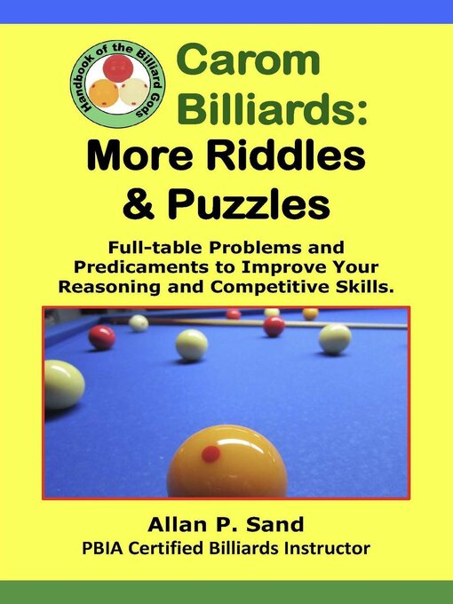 Title details for Carom Billiards by Allan P. Sand - Available